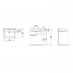 Laufen Pro A Umywalka ścienna 60x48 cm biała H 817952 000 104 1