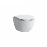 Laufen Pro A Zestaw Miska ścienna 36x53 cm RIMLESS i deska wolnoopadająca biały H 866957 000 000 1