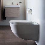Laufen Pro A Zestaw Miska ścienna 36x53 cm RIMLESS i deska wolnoopadająca biały H 866957 000 000 1