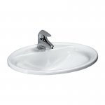 Laufen Pro B Umywalka wpuszczana w blat 56x44 cm biała H 813951 000 104 1