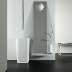 Relax Design Bonzo Free Umywalka wolnostojąca 48x42 z korkiem white matt BONZOFREE48LX01MATT