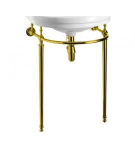 Burlington Edwardian Round Stelaż pod umywalkę 47,5x21,8 gold T24AGOLD