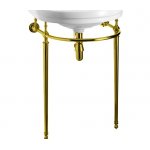 Burlington Edwardian Round Stelaż pod umywalkę 47,5x21,8 gold T24AGOLD