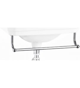 Burlington Edwardian Cloakroom Reling na ręcznik 44 chrom T6CHR