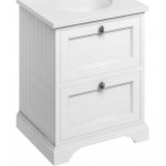 Burlington Szafka pod umywalkę 65x55 Biała FF9W