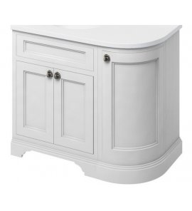 Burlington Szafka pod umywalkę 100x55 Lewa Matt White FC2W