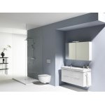 Laufen Pro S Umywalka ścienna dwukomorowa 120x46,5 cm biała H 814966 000 104 1