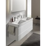 Laufen Pro S Umywalka ścienna dwukomorowa 130x46,5 cm biała H 814968 000 104 1