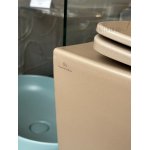 Galatea Design Bulat Miska wisząca SwirlFlush z deską wolnoopadającą 49x37 cappuccino matt/beżowy mat GDSF805MC W MAGAZYNIE !!!