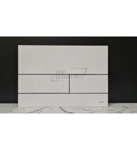 TECE Square II Przycisk spłukujący do WC podwójny 22x15 cm biały połysk 9240832