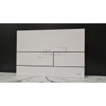 TECE Square II Przycisk spłukujący do WC podwójny 22x15 cm biały połysk 9240832