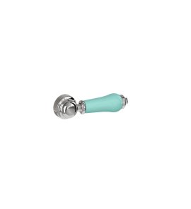 Burlington Bespoke Dźwignia spłuczki Brushed Nickel/Cosmic Green SP8BNC
