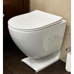 Galatea Design Bulat Miska WC z deską wolnoopadającą wisząca 49x37x37 cm White/Biały połysk GDB2342GW