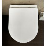 Galatea Design Bulat Miska WC z deską wolnoopadającą wisząca 49x37x37 cm White/Biały połysk GDB2342GW