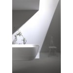 Laufen Pro Wanna wolnostojąca wykonana z materiału kompozytowego Marbond 165x75 cm biała H 239952 000 000 1