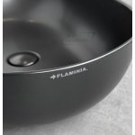 Flaminia App Umywalka stawiana na blat 62x40 cm z korkiem klik klak carbone AP62ACAR+PLCECAR