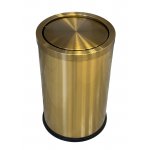 Galatea Design – kosz łazienkowy 9 l, złoto szczotkowane, GD9LBRG/D – z defektem