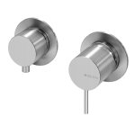 Bruma X-Alpha Bateria natryskowa podtynkowa 3-drożna Satin stainless steel 1861632IS