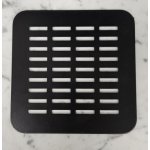    Roca Terran Osłona syfonu do brodzika Terran 13x13 cm czarny mat A276467400 W MAGAZYNIE!!