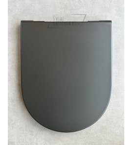 Olympia Ceramica Milady/ Clear Deska sedesowa wolnoopadająca slim czarny mat C5CN23