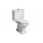 Bleu Provence Miska stojąca kompakt + spłuczka + deska + mechanizm spłukujący 47x65 white BP725+BP740+728BECR+O40.8