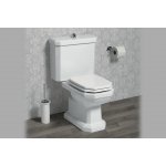 Bleu Provence Miska stojąca kompakt + spłuczka + deska + mechanizm spłukujący 47x65 white BP725+BP740+728BECR+O40.8