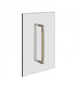 Gessi Rigato Podwójny uchwyt do drzwi prysznicowych 300 mm Chrom 67533.031