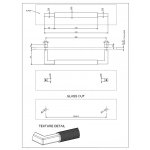 Gessi Rigato Wieszak na ręcznik 300 mm Chrom 67541.031