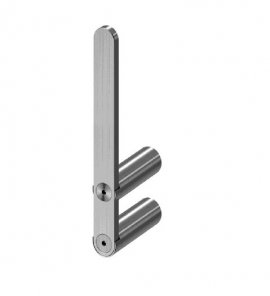 Bruma X-Alpha Uchwyt na papier toaletowy Satin Stainless Steel 1885201IS