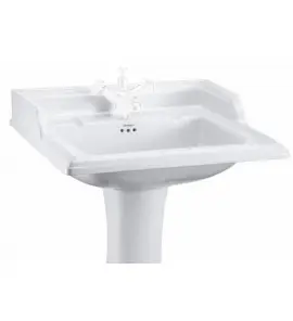 Burlington Classic Umywalka 65x57,5 biała B151TH