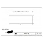 Gessi Diamantato Centralna osłona odpływu liniowego Chrom 67661.031