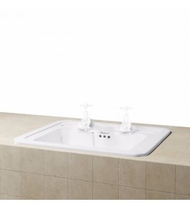 Burlington Countertop Vanity Umywalka 54x42,2 biała B132TH