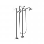 Graff Vignola Bateria wannowa wolnostojąca z zestawem prysznicowym Chrom E-11657-R3-LM60B