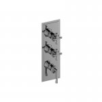 Graff Vignola Bateria natryskowa podtynkowa - element zewnętrzny Chrom E-8178-LM60C20-T