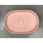 Galatea Design Bujur Umywalka 50x34 z korkiem klik-klak różowy mat/pink matt GDM5034TMP W MAGAZYNIE!!