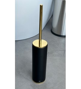 Gessi Venti20 Szczotka toaletowa stojąca czarny/gold PVD 58544.246