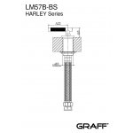 Graff Harley Bateria wannowa jednootworowa PROGRESSIVE Chrom LM47B-BS