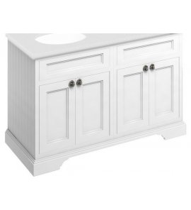 Burlington Szafka pod umywalkę 130x55 biała FC9W