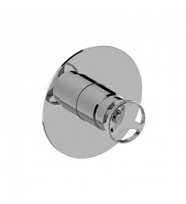 Graff Harley Bateria natryskowa PROGRESSIVE - element zewnętrzny Chrom E-7031-C19-T