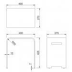   Galatea Design Taboret 40x27 biały mat GDSTOOLKMW W MAGAZYNIE!!