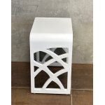 Galatea Design Taboret 40x27 biały mat GDSTOOLMMW