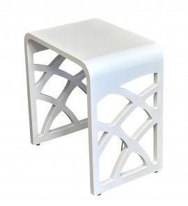 Galatea Design Taboret 40x27 biały mat GDSTOOLMMW