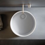Relax Design Estro Umywalka stawiana 40x42,5 z korkiem white matt ESTROLX01MATT