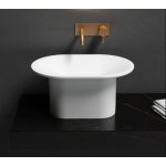 Relax Design Shell Series Umywalka stawiana 60x40 z korkiem white matt SHELLSERIESLX01MATT