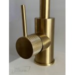      Hotbath Fellow Bateria zlewozmywakowa jednouchwytowa Brushed brass PVD CX041.BBP WYPRZEDAŻ MAGAZYNOWA!!