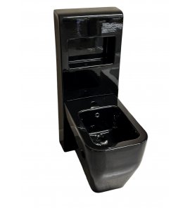      Flaminia Niagara Bidet ze spłuczką czarny połysk TR217/NERO+TR40/NERO WYPRZEDAŻ EKSPOZYCJI!!