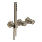 Gessi Habito Bateria prysznicowa z przełącznikiem 2-drożnym ze słuchawką i wężem element zewnętrzny finox 70138.149