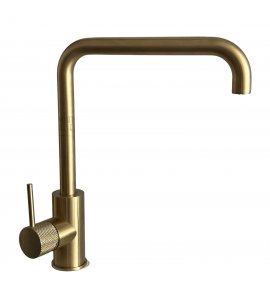      Hotbath Fellow Bateria zlewozmywakowa jednouchwytowa Brushed brass PVD CX041.BBP WYPRZEDAŻ MAGAZYNOWA!!
