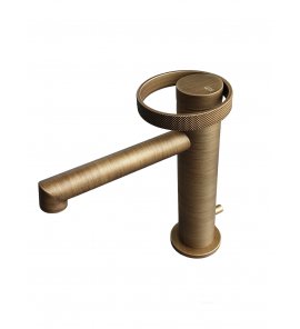 Gessi Anello Bateria umywalkowa z korkiem Antique Brass 63301.713