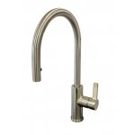   Galatea Design Ginger Bateria kuchenna z wyciąganą wylewką Nikiel GDDGA291NKL W MAGAZYNIE!!